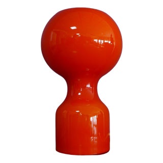 Red Opalglas Table Lamp by Jean-Paul Emonds-Alt for Philips, 1960s For Sale