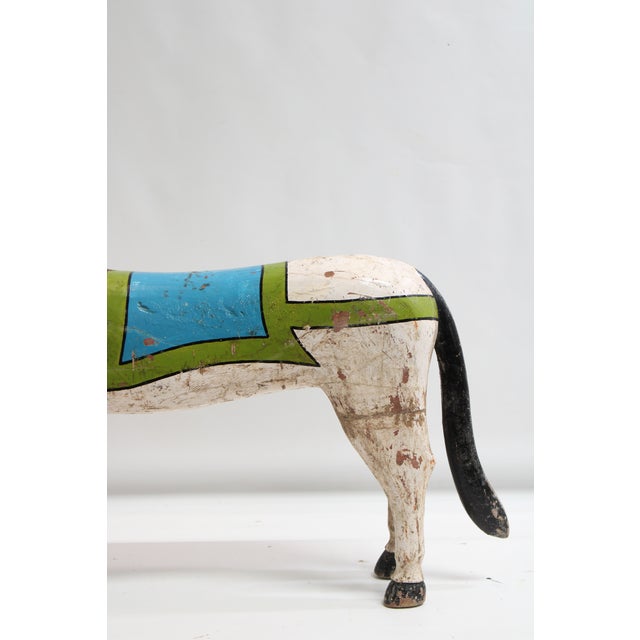 Mid-Century Modern Carousel Horse Vintage For Sale - Image 3 of 13