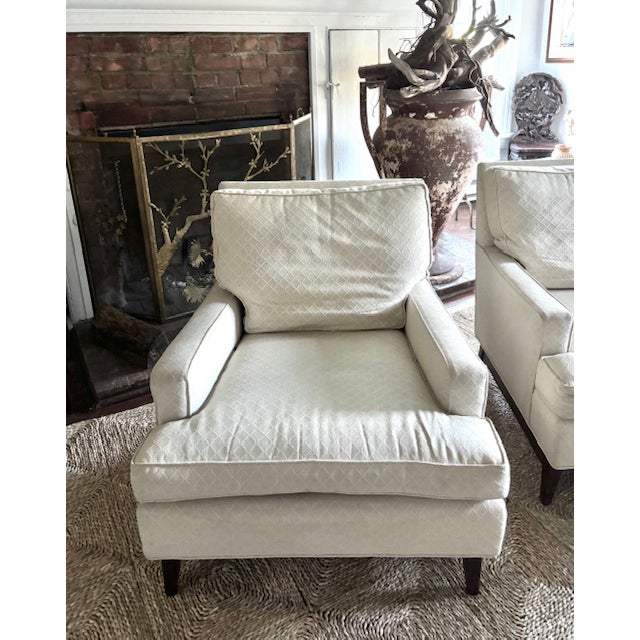 Mid-Century Modern Pair of Mid Century Chairs With Great Lines For Sale - Image 3 of 11