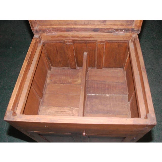 Wood British Colonial Teak Nightstand For Sale - Image 7 of 10