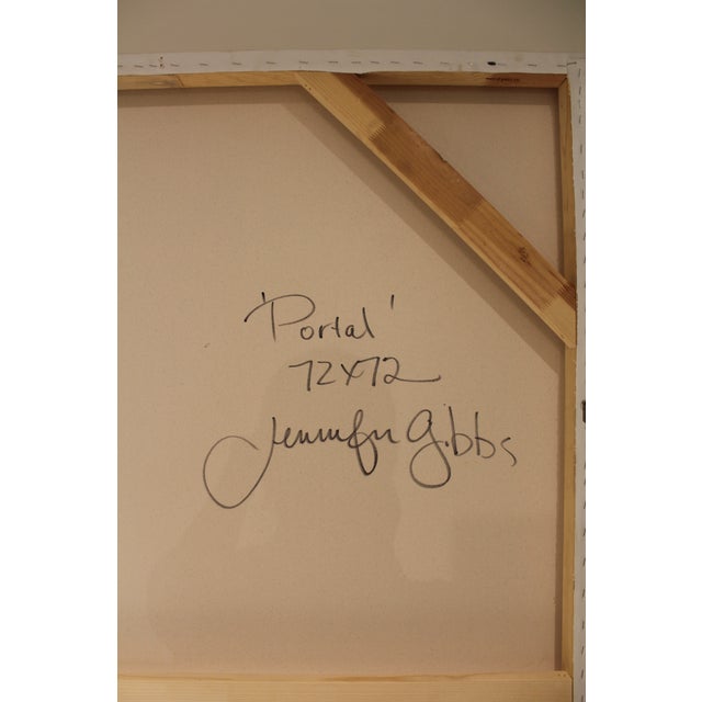 Modern Blue Portal by Jennifer Gibbs For Sale - Image 3 of 6