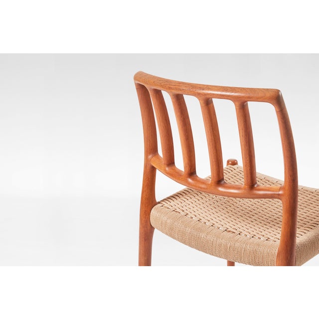 Wood Model 83 Dining Chairs by Niels Otto Møller for J.L. Møller Mobelfabrik, 1960s, Set of 4 For Sale - Image 7 of 10