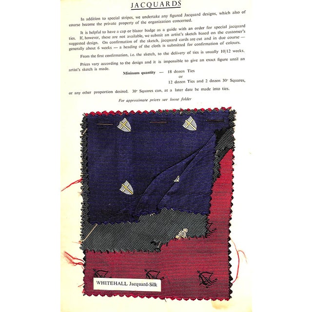 Mid 20th Century Regimental Club & Old Boys' Colours Necktie Swatchbook For Sale - Image 4 of 18
