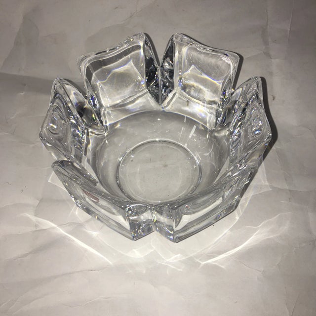 A wonderful smaller Orrefors Crystal Bowl. A very elegant decor accessory.