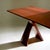 Sculptural X-Base Mahogany Dining Table by Michael Maximo For Sale - Image 9 of 10