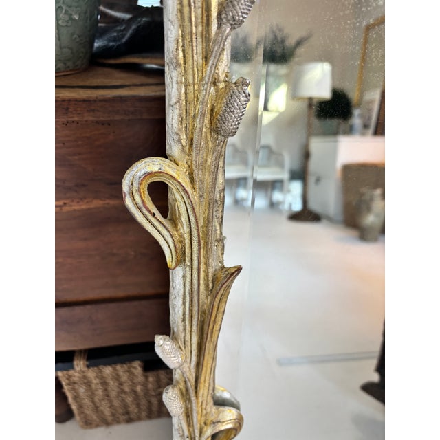 1970s Elegant Gold Gilt Mirror — “Cat O Nine Tails” For Sale - Image 16 of 16