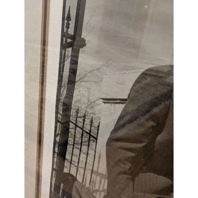 1980s "Thomas A. Dorsey at Mahalia Jackson's Tomb" by Renowned Photographer Michael P. Smith For Sale - Image 10 of 12