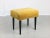 Mid-Century Pouf in Yellow For Sale - Image 3 of 8