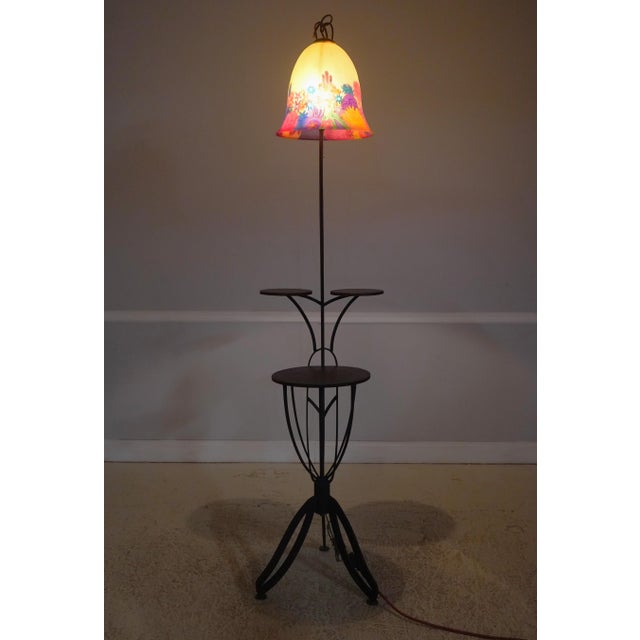 Pair Industrial Studio Crafted Iron Floor Lamps For Sale - Image 10 of 15