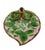 Holdcroft Majolica Strawberry Server, the relief molded dish of leaf form with green glazed strawberry leaves, with pink...