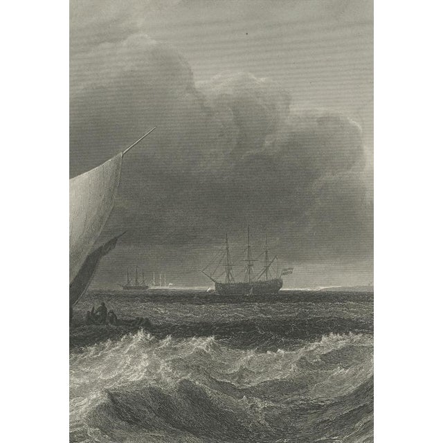 19th Century After J.M.W. Turner, Dutch Boats in a Gale, 1880, Engraving For Sale - Image 5 of 9