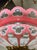 Antique Cased Pink Cut to White and Clear Glass and Bronze Chandelier For Sale In New York - Image 6 of 12