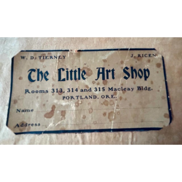 1900 - 1909 1906 San Francisco Watercolor by Theodore Demung Jones For Sale - Image 5 of 7