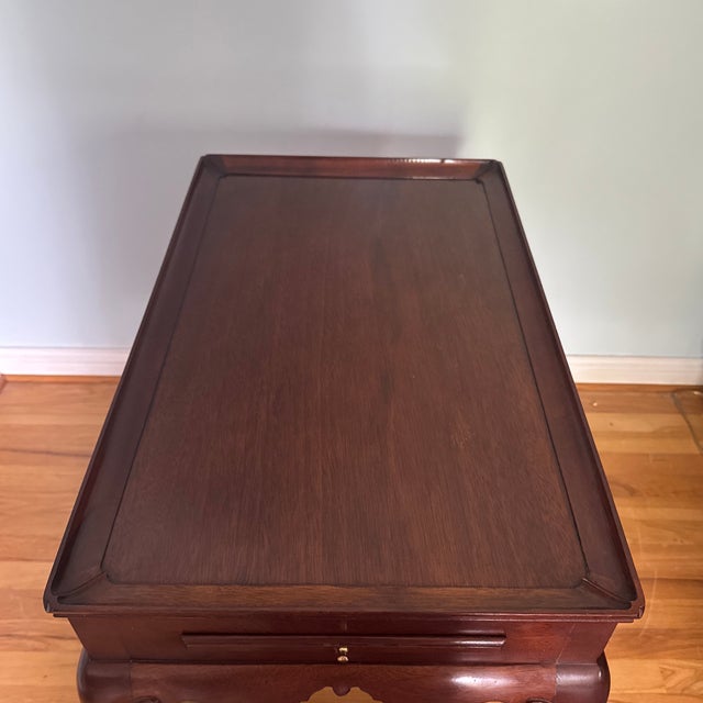 Listing is for a Stickley Queen Anne side table issued in accordance with Colonial Williamsburg repros. Each end has a...