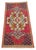 1970s Hand-Knotted Small Turkish Rug, Kitchen Mat, Laundry Room Decor, Doormat - 1'7" X 3'3" For Sale - Image 4 of 11