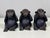 Vintage Cast Brass 3 Wise Monkeys For Sale In San Diego - Image 6 of 11