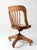Antique Spritzer's Wood Swivel Desk Chair For Sale - Image 11 of 17