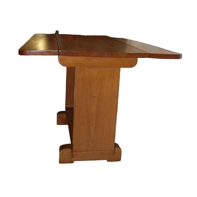 1930s Shirley Temple's Art Deco Drop-Leaf Child Table For Sale - Image 4 of 9