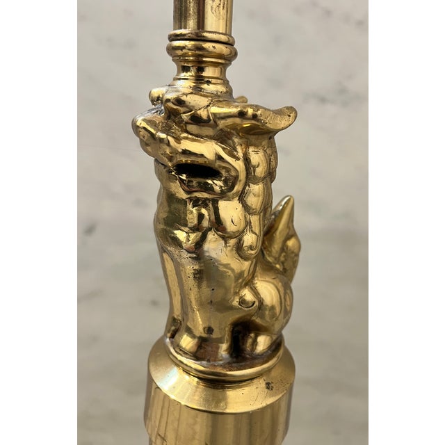 MCM Marbro Lamp With Foo Dog Design For Sale In Saint Louis - Image 6 of 9