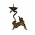Vintage Brass Lion Candleholder, Japan For Sale - Image 4 of 9