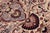 Shabby Chic 1990's Medallion Pak-Persian Ivory/Red Wool Rug - 10'3'' X 13'8'' For Sale - Image 4 of 9