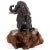 Early 20th Century Large Japanese Meiji Bronze Sculpture Elephant and Tigers by Mitsumoto For Sale - Image 5 of 12