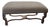 Kreiss Collection Original Beige Gorgeous Large Ottoman Studded With Wood Legs For Sale