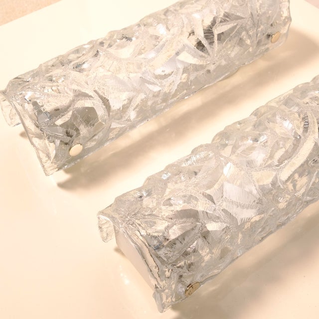 Vintage Glass Wall Sconces from Kaiser Leuchten, 1960s, Set of 2 For Sale - Image 6 of 18