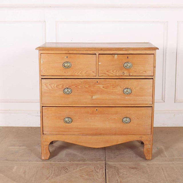 English Pine Chest of Drawers For Sale - Image 9 of 9