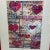 Original Acrylic Painting by NYC artist M.E. Harston titled Love! Love! Love! in the original red painted frame. Signed...