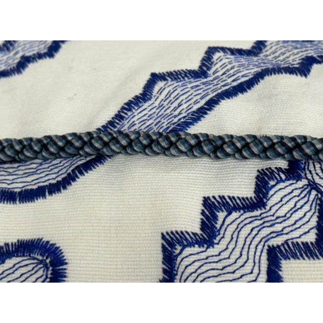 Eastern Accents Sunda Indigo Decorative Pillows, Pair For Sale In San Francisco - Image 6 of 12