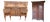 Normandy Oak Bedroom Set, 1890, Set of 4 For Sale