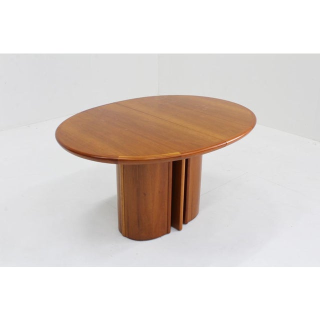 Brown Vintage Extendable Danish Dining Table from Skovby, 1960s For Sale - Image 8 of 8
