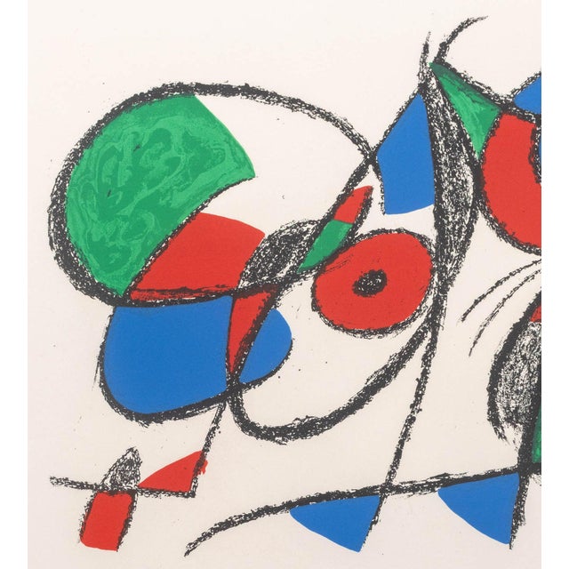 Contemporary Joan Miro "Lithograph Viii" Lithograph, 1975 For Sale - Image 3 of 11