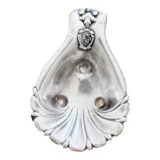 Antique Silver Plated Davenport Hotel Nut Dish For Sale