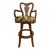Cherry Wood Custom Swivel Bar Stool Ethan Allen Style Vintage "Mint" Condition. For Sale