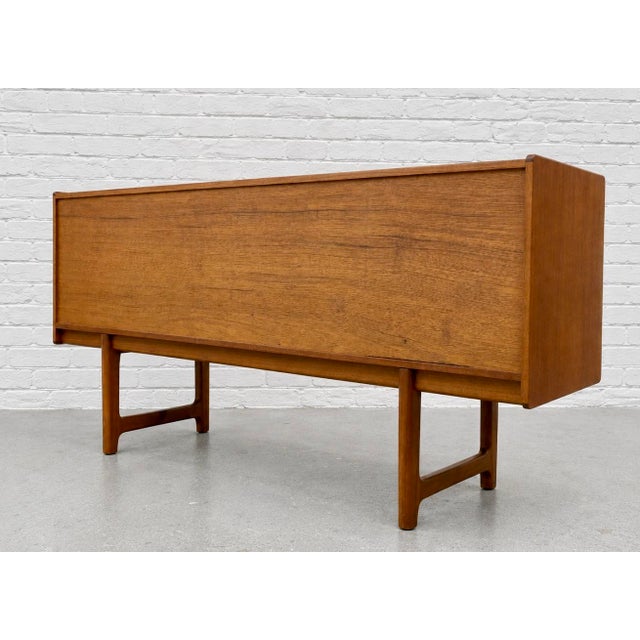 Mid Century Modern Teak Credenza With Louvered Doors | Sideboard by a.h. McIntosh, Made in Scotland, C. 1960’s For Sale - Image 15 of 17