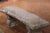 Gray Pair of Early 20th Century French Weathered Curved Cast Stone Garden Benches For Sale - Image 8 of 9