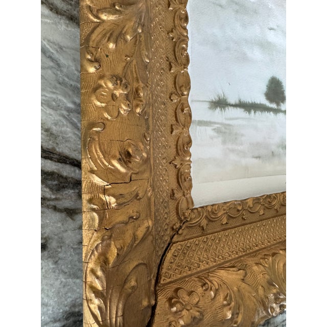 2025 Way Way Allen Original “Resilience” in Antique Frame For Sale - Image 4 of 5