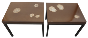 Belgian Side Tables attributed to Ado Chale, 1970s, Set of 2