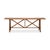 Nearly eight feet of pine wants proper support, with crossed supports at each end, joined by a stretcher. The natural...