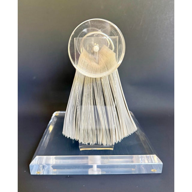 Mid-Century Modern Mid-Century Modern Lucite Rotating Photo Rolodex For Sale - Image 3 of 9