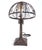Art Deco Wrought Iron Lamp, 1930s For Sale - Image 6 of 14