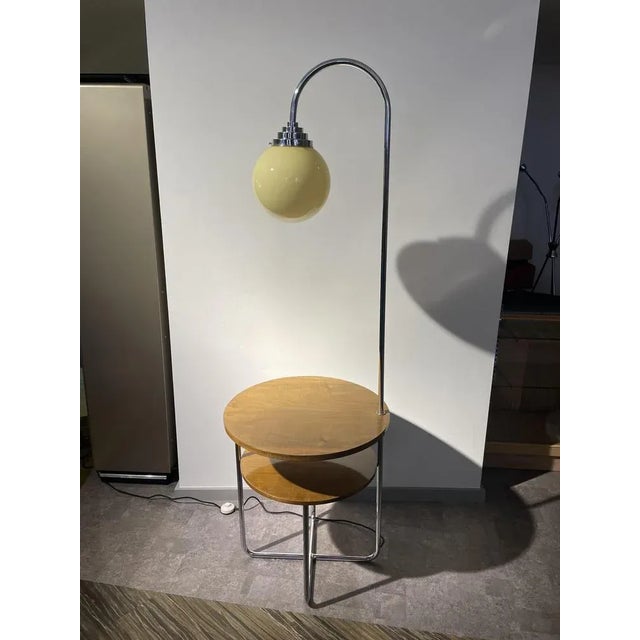 Floor Lamp, Former Czechoslovakia, 1930s, in Flawless conditions. Designed 1920 to 1949 European Plug (up to 250V).The...