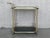 Art Deco Brass Dry Bar Cart With Smoked Two Tier Glass For Sale In Miami - Image 6 of 12