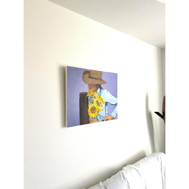 Figurative "Sundown" Modern Original Oil Painting, by Jennifer Hohlfelder For Sale - Image 3 of 10