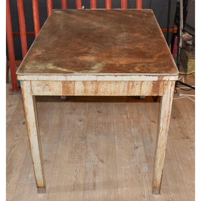 Industrial Work Table, 1960s For Sale - Image 14 of 17