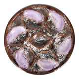 Mid Century French Vallauris Majolica Oyster Plate For Sale