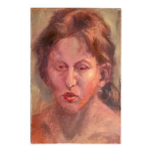 Vintage Painting - Portrait of a Woman
