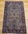 Vintage Persian Kerman Lavar Area Rug, Handwoven Floral Pattern, Ivory & Blue, 3’ X 5’ For Sale In Chicago - Image 6 of 12